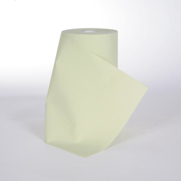 Papierhandtücher Putztuchrolle Außenabrollung 2-lagig, Zellstoff grün perforiert 184 Blatt/Rolle | 10 Rollen  | passend für Tork Vario Box