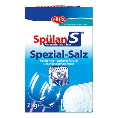 Eilfix® Spülan-S | Regeneriersalz | feinkörnig, für Gewerbe und Haushaltsmaschine geeignet | 2 kg