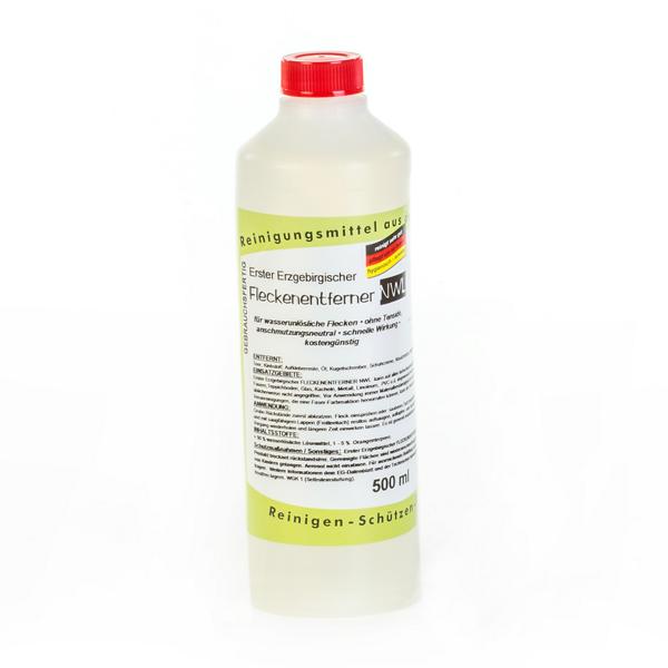 Erster Erzgebirgischer Fleckenentferner NWL  |  500 ml  | für nicht wasserlösliche (NWL) Flecken, gebrauchsfertige Sprühflasche