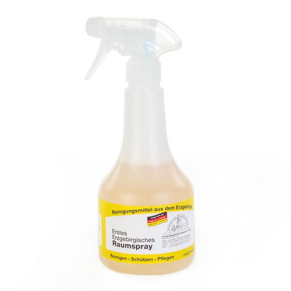 Erstes Erzgebirgisches Raumspray |  500 ml | Sprühflasche mit erfrischendem Desodorant auf Wasserbasis