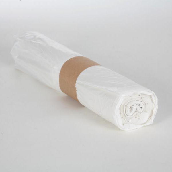 Müllbeutel  60 Liter, LDPE weiß, 630 x 850 mm | 40 Stück/Rolle 