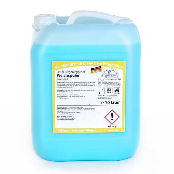 Erster Erzgebirgischer Weichspüler | 10 Liter | Weichspülpflege für die gesamte Wäsche, mit frischem Duft Erster Erzgebirgischer Weichspüler | 10 Liter | Weichspülpflege für die gesamte Wäsche, mit frischem Duft