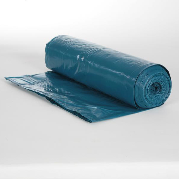 Müllsack   70 Liter, Typ100 blau LDPE, 575 x 1000 mm | 25 Stück/Rolle