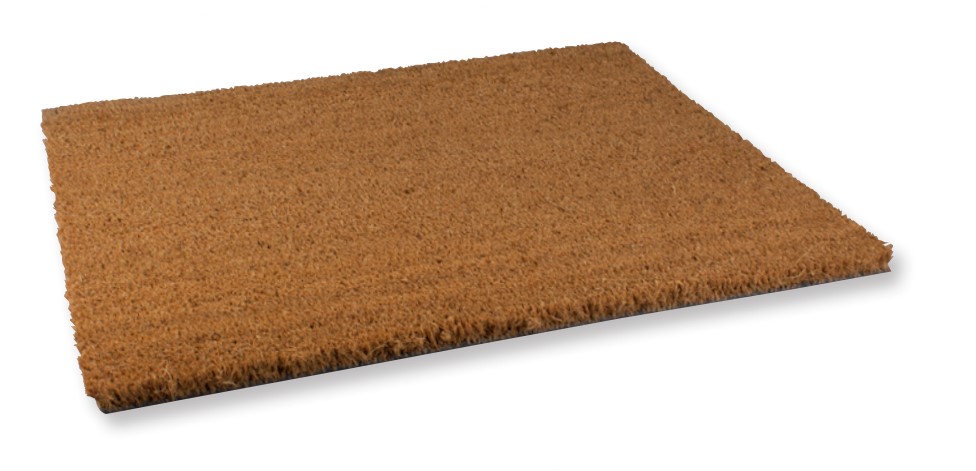 Kokos Velourmatte Kokosmatte 40 x 60 cm Türmatte Fußmatte Sauberlaufmatte Fußabtreter Schmutzfangmatte Naturfasern