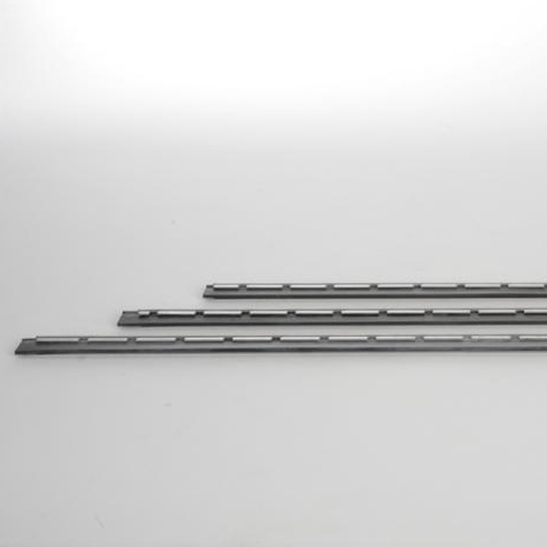 S-Schiene 55 cm komplett mit hartem Gummi, Schiene Edelstahl | NE55H | für ErgoTec® S- und Pro-Wischer/Wasserabzieher 