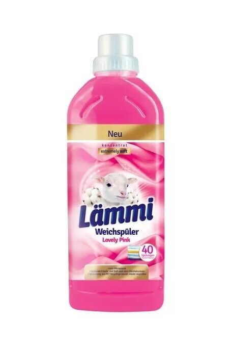 Lämmi Weichspüler 1 Liter Konzentrat Lovely Pink 40 Wäschen