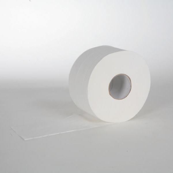 Toilettenpapier Großrolle 2-lagig, 100% Zellstoff, weiß, 890 Blatt, STAR 19 | 12 Rollen/Sack