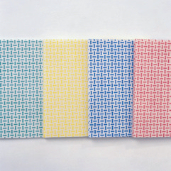 10 Stück Spültuch/Wischtuch/Universaltuch 35 x 40cm Farben: blau, gelb, grün, rot |  beschichtet, strukturiert, fusselfrei, waschbar bis 95 °C