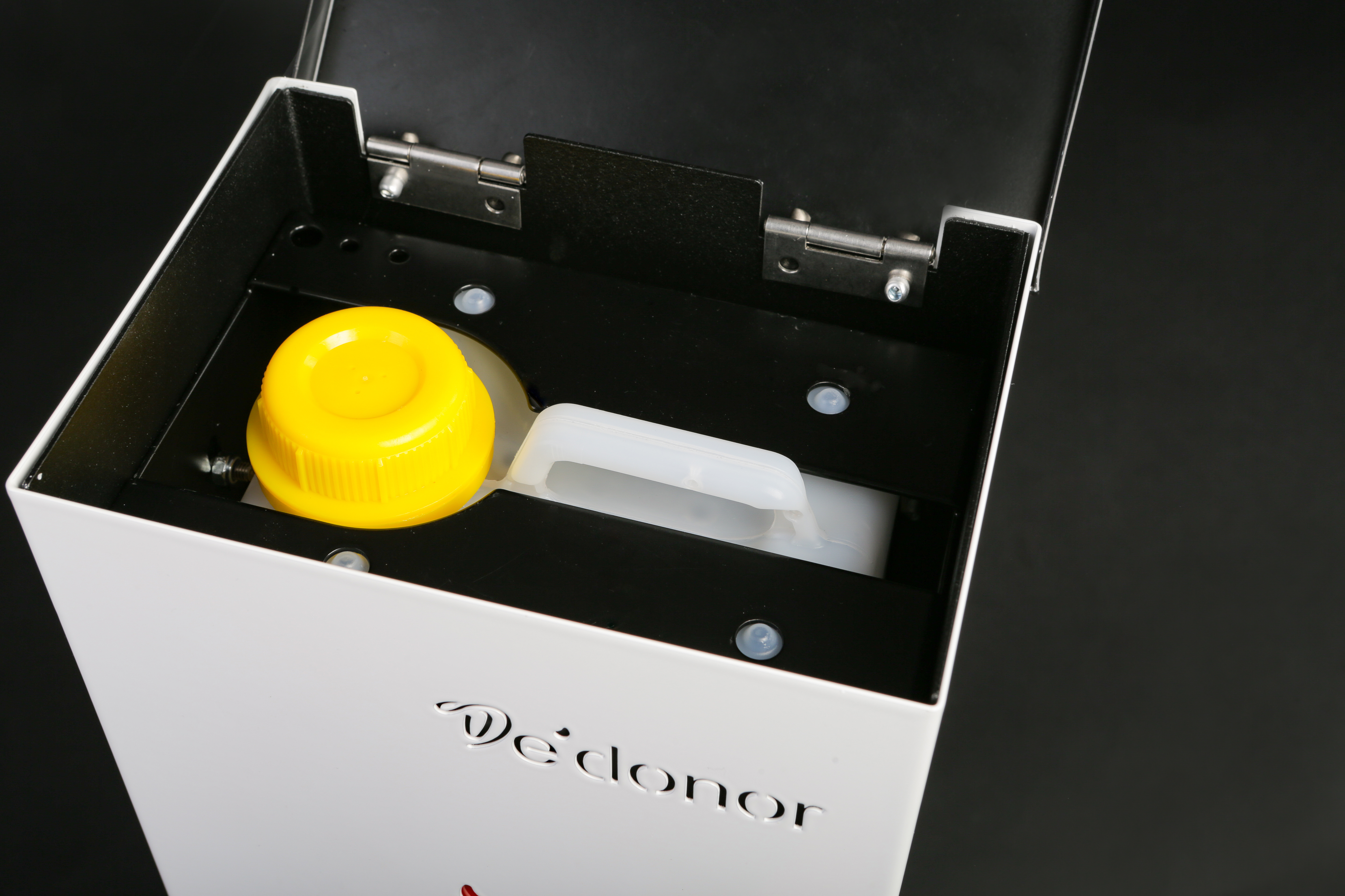 Dedonor® Desinfektions- und Hygienemittelspender - Weltneuheit, Patentiertes System ohne Strom, Made in Germany Dedonor® Desinfektions- und Hygienemittelspender - Weltneuheit, Patentiertes System ohne Strom, Made in Germany