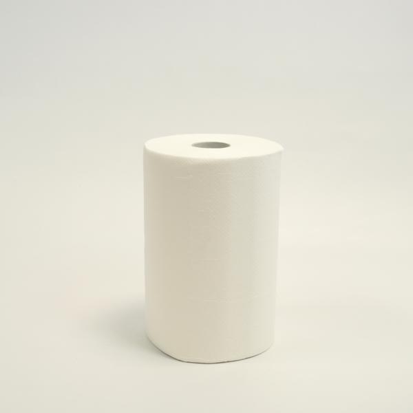 Papierhandtücher Rollenhandtücher Außenabrollung 3-lagig, Zellulose weiß, 65 m | 10 Rollen  | passend für Spender A70310