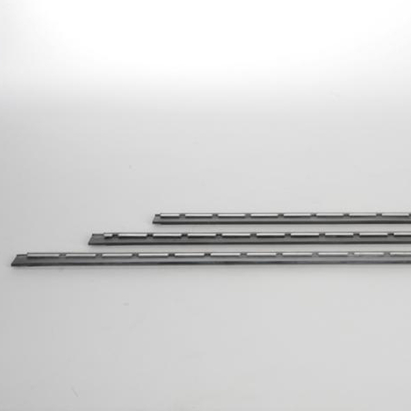 S-Schiene 45 cm komplett mit weichem Gummi, Schiene Edelstahl | NE450 | für ErgoTec® S- und Pro-Wischer