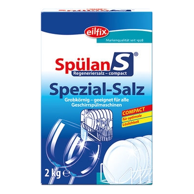 Eilfix® Spülan S compact | Regeneriersalz | grobkörnig, für Gewerbe und Haushaltsmaschine geeignet | 2 kg