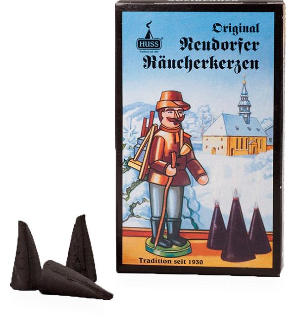 Räucherkerzen Neudorfer Original, schwarz, Weihrauch 24 Räucherkerzen