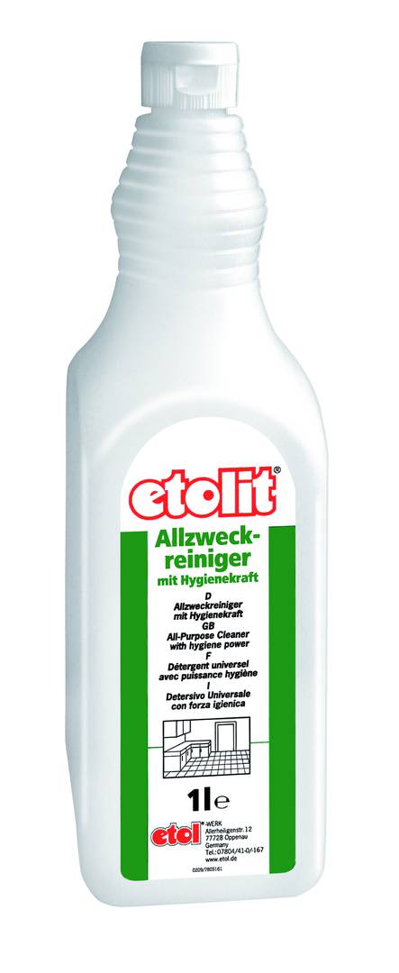 etolit Allzweckreiniger intensiv | 1 Liter  | flüssiger Universalreiniger für alle abwaschbaren Oberflächen, hochkonzentriert und stark fettlösend