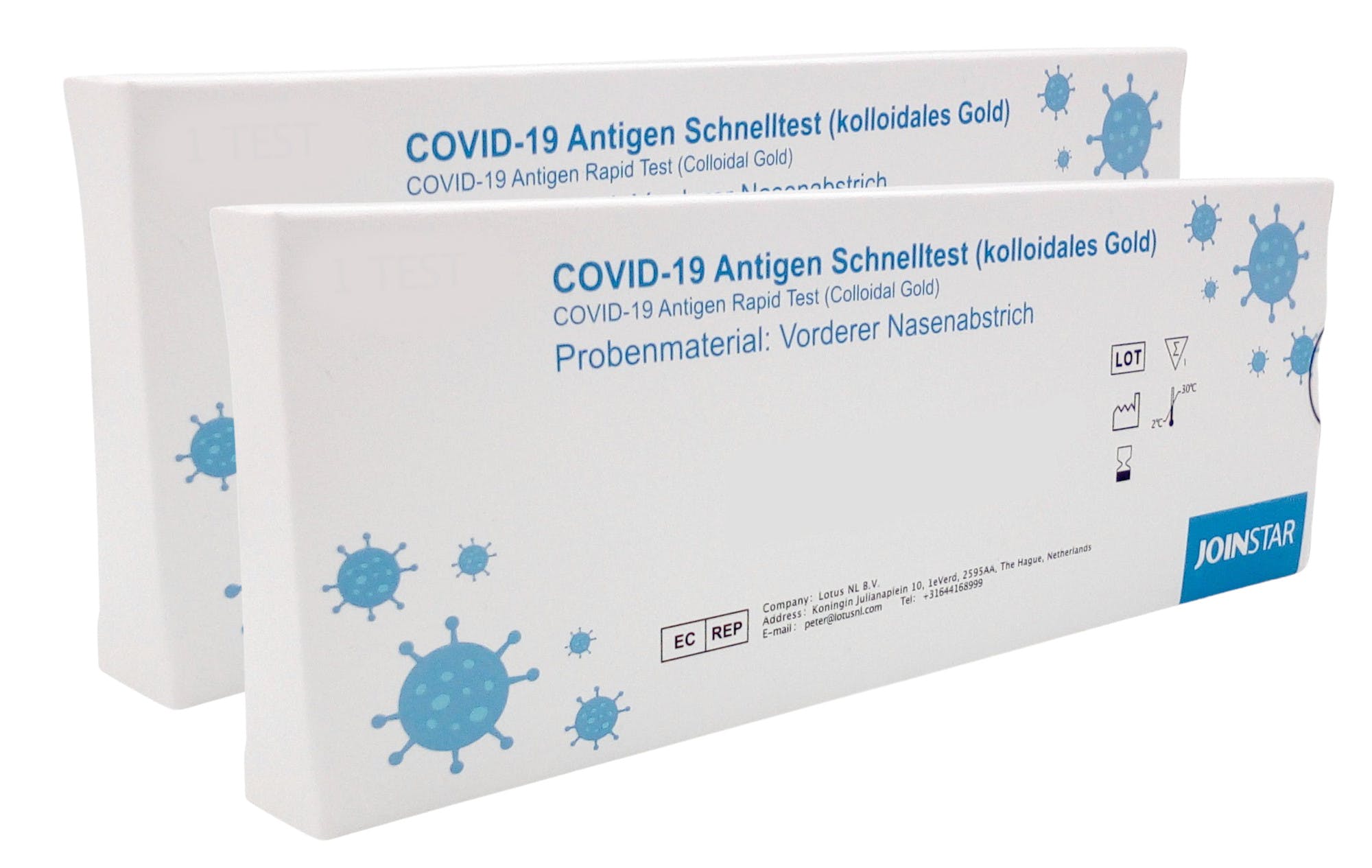 JOINSTAR COVID-19 Antigen-Schnelltest, Laientest, Corona Selbsttest SARS-CoV-19 (5 Tests)