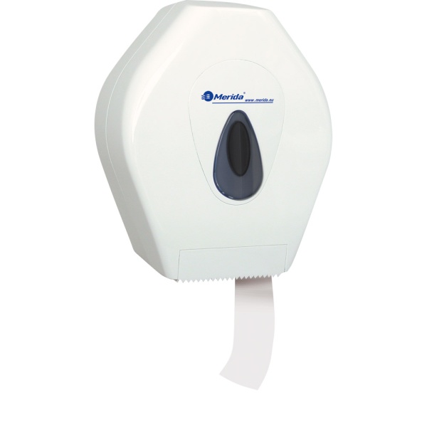 Toilettenpapier-Großrollen-Spender Merida Top Mini weiß/grau | passend zu Art. A10047