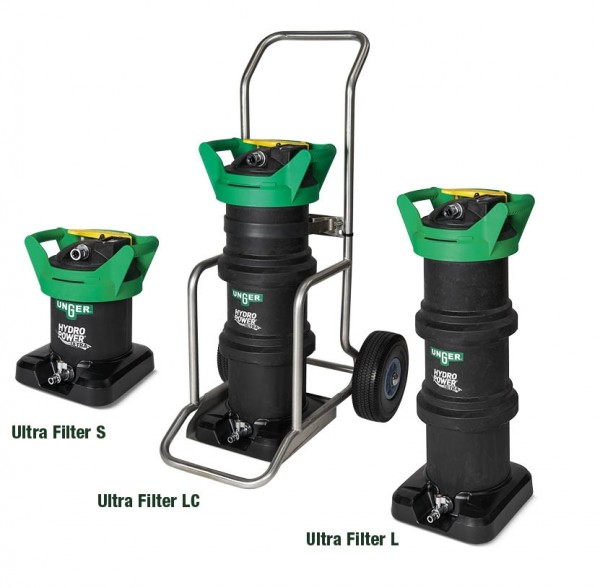 Unger® HydroPower Ultra Filter L DI-Reinwassersystem mit 3 x 6 Liter Harzbeutel Unger® HydroPower Ultra Filter L DI-Reinwassersystem mit 3 x 6 Liter Harzbeutel