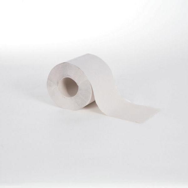 Toilettenpapier 1-lagig, 400 Blatt/Rolle, natur hell | 64 Rollen/Sack | Einzelrollen - nicht unterverpackt