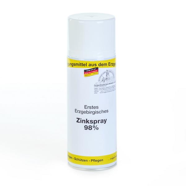 Erstes Erzgebirgisches Zinkspray 98% | 400 ml Spraydose  | Korrosions- und Oxiditationsschutz mit Langzeitwirkung