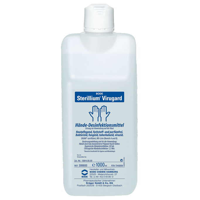 Sterillium® Virugard | viruzide Händedesinfektion | farbstoff- und parfümfrei | 1 Liter