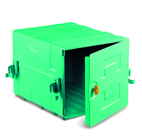 Zubehör/Ersatzteil: Green Line Kunststoffschrank, Farbe grau, abschließbar | 49 x 39 x 34 cm  | Kunststoffbox mit Schlüssel